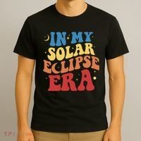 In My Solar Eclipse Era Groovy Retro T-Shirt thumb 3