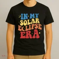 In My Solar Eclipse Era Groovy Retro T-Shirt thumb 3