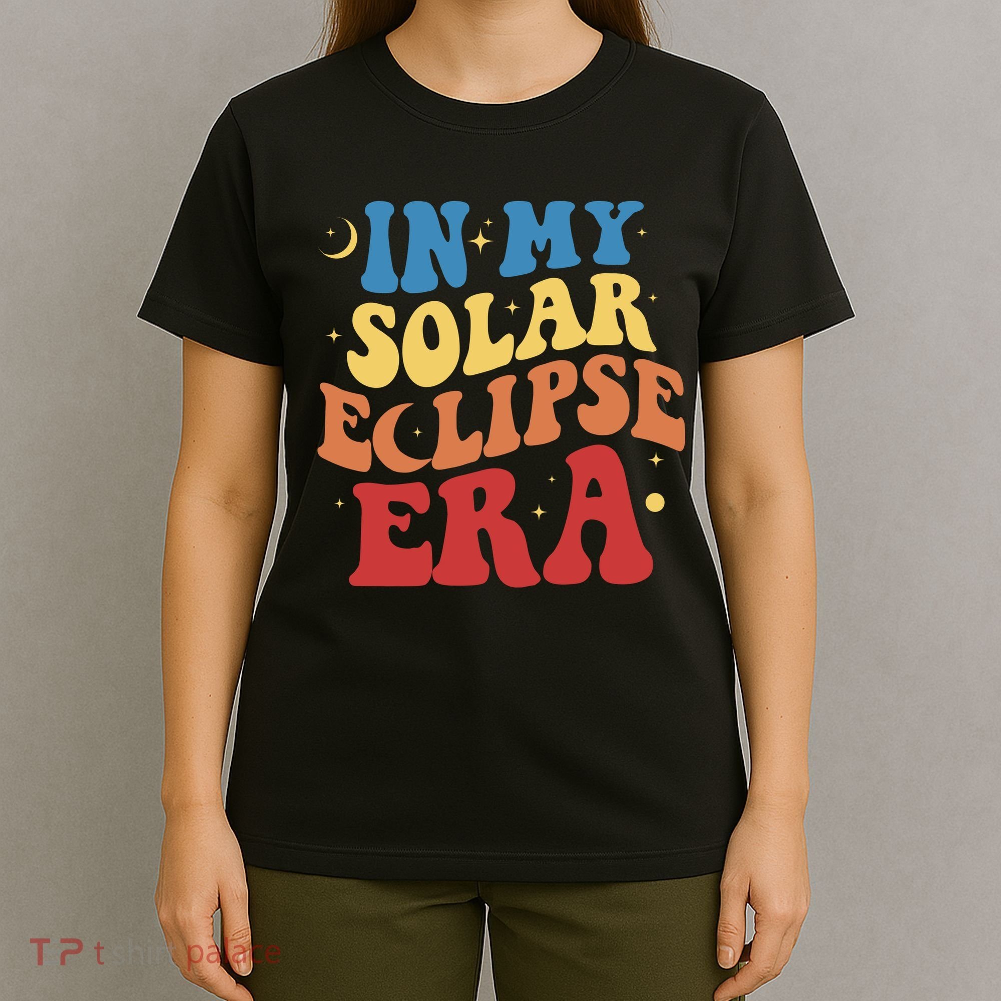 In My Solar Eclipse Era Groovy Retro T-Shirt