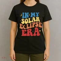 In My Solar Eclipse Era Groovy Retro T-Shirt thumb 4