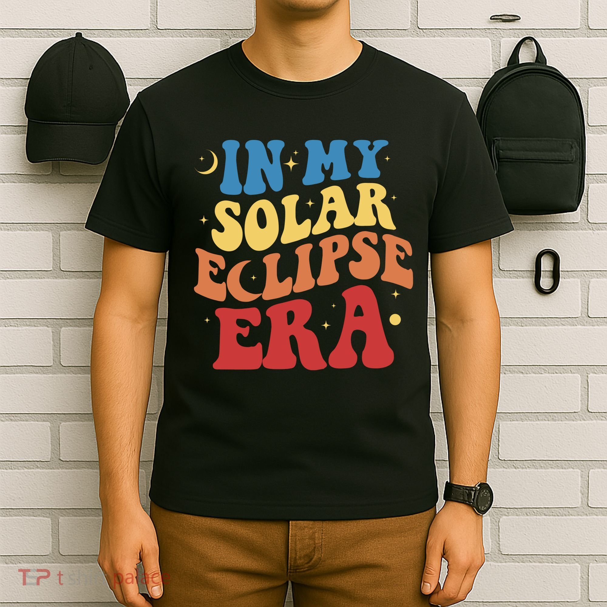 In My Solar Eclipse Era Groovy Retro T-Shirt