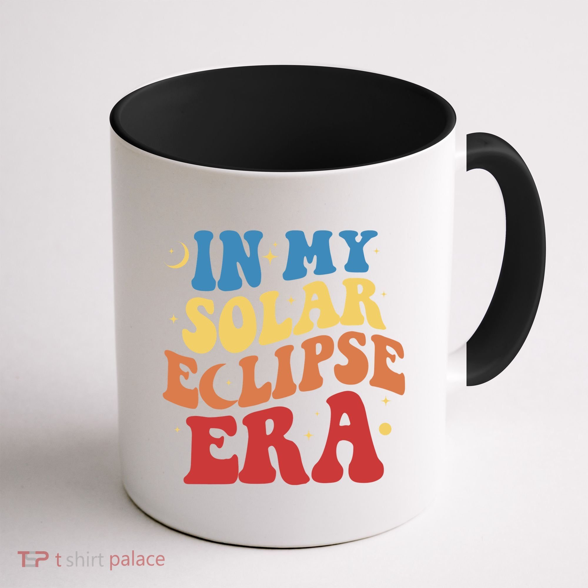 In My Solar Eclipse Era Groovy Retro Coffee Mug