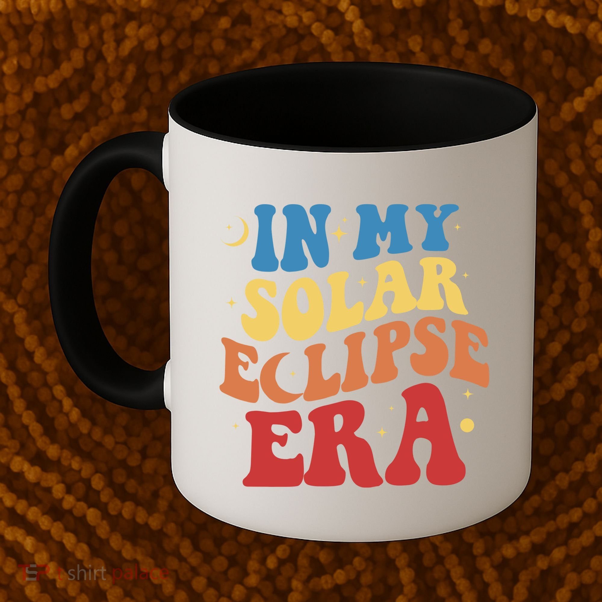In My Solar Eclipse Era Groovy Retro Coffee Mug
