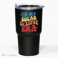 In My Solar Eclipse Era Groovy Retro Tumbler thumb 0