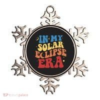 In My Solar Eclipse Era Groovy Retro Ornament thumb 0