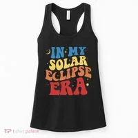 In My Solar Eclipse Era Groovy Retro Women's Tank Top thumb 0