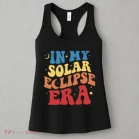 In My Solar Eclipse Era Groovy Retro Women's Tank Top thumb 3
