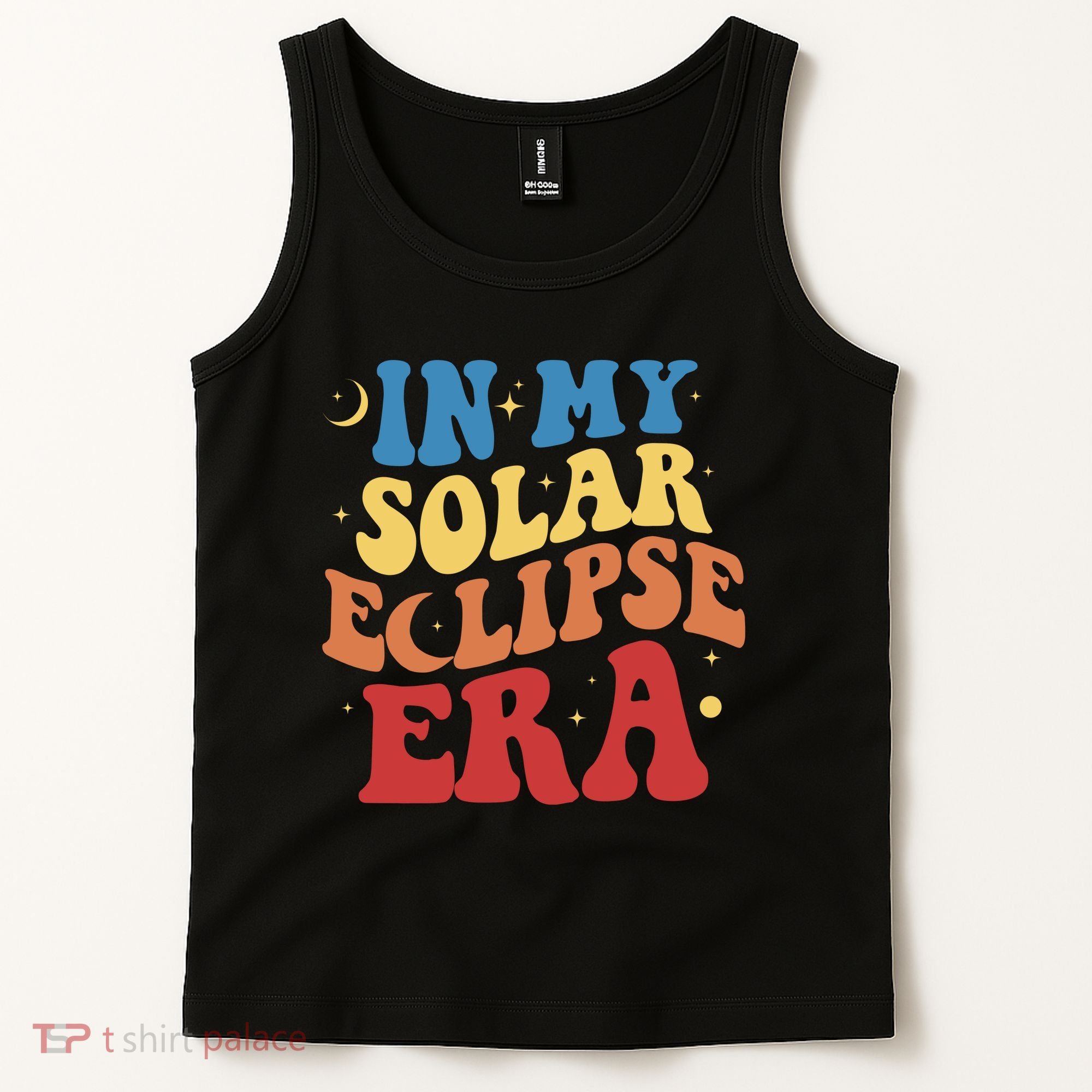 In My Solar Eclipse Era Groovy Retro Tank Top