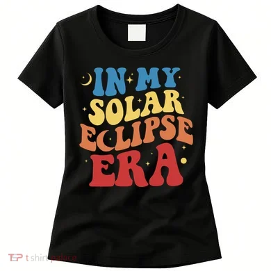 In My Solar Eclipse Era Groovy Retro Women's T-Shirt