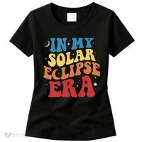 In My Solar Eclipse Era Groovy Retro Women's T-Shirt thumb 0