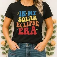 In My Solar Eclipse Era Groovy Retro Women's T-Shirt thumb 2