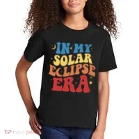 In My Solar Eclipse Era Groovy Retro Kids T-Shirt thumb 2