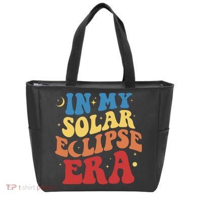 In My Solar Eclipse Era Groovy Retro Tote Bag