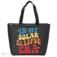 In My Solar Eclipse Era Groovy Retro Tote Bag thumb 0