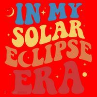 In My Solar Eclipse Era Groovy Retro Santa Hat thumb 1