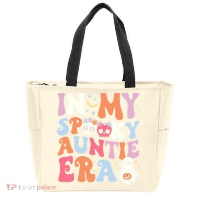 In My Spooky Auntie Era Halloween Groovy Witchy Spooky Aunt Tote Bag