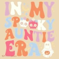 In My Spooky Auntie Era Halloween Groovy Witchy Spooky Aunt Tote Bag thumb 4