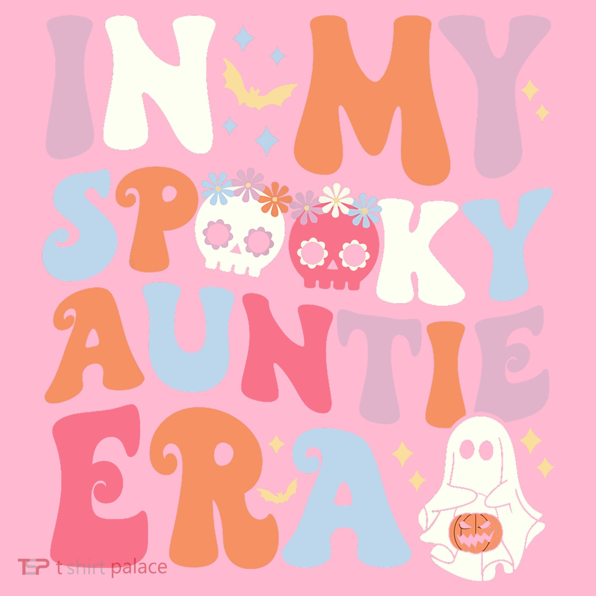 In My Spooky Auntie Era Halloween Groovy Witchy Spooky Aunt Coaster