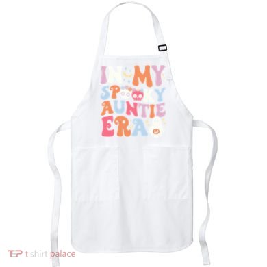 In My Spooky Auntie Era Halloween Groovy Witchy Spooky Aunt Apron