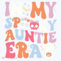 In My Spooky Auntie Era Halloween Groovy Witchy Spooky Aunt Sweatshirt thumb 3