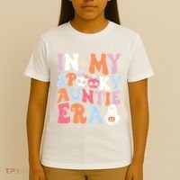 In My Spooky Auntie Era Halloween Groovy Witchy Spooky Aunt T-Shirt thumb 4