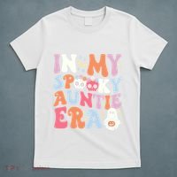 In My Spooky Auntie Era Halloween Groovy Witchy Spooky Aunt T-Shirt thumb 5