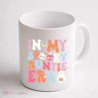 In My Spooky Auntie Era Halloween Groovy Witchy Spooky Aunt Coffee Mug thumb 1