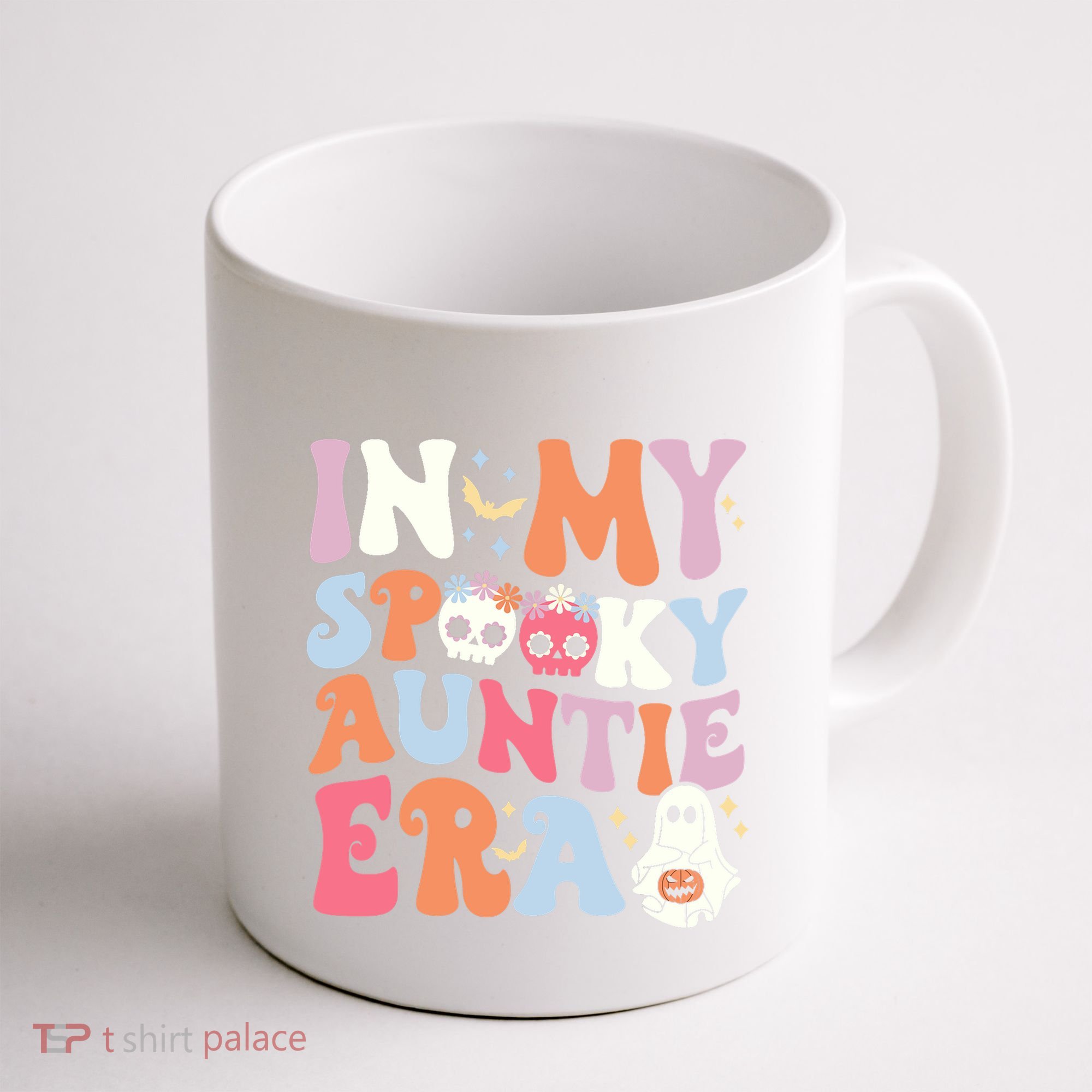 In My Spooky Auntie Era Halloween Groovy Witchy Spooky Aunt Coffee Mug
