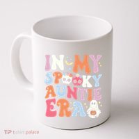 In My Spooky Auntie Era Halloween Groovy Witchy Spooky Aunt Coffee Mug thumb 0