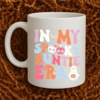 In My Spooky Auntie Era Halloween Groovy Witchy Spooky Aunt Coffee Mug thumb 2