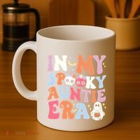 In My Spooky Auntie Era Halloween Groovy Witchy Spooky Aunt Coffee Mug thumb 4