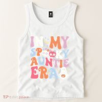 In My Spooky Auntie Era Halloween Groovy Witchy Spooky Aunt Tank Top thumb 2