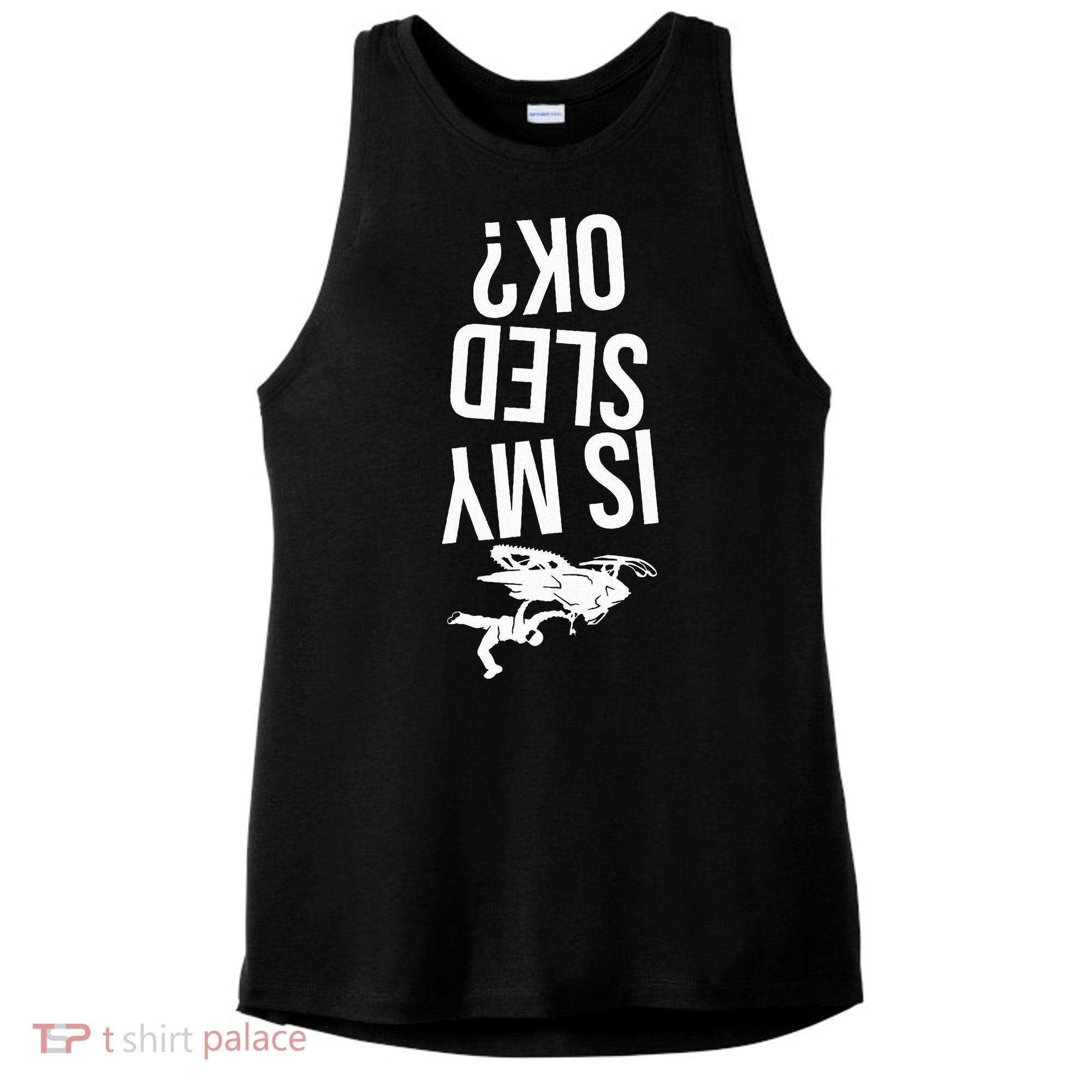 Is My Sled Ok Snowmobile Ladies PosiCharge Tri-Blend Wicking Tank