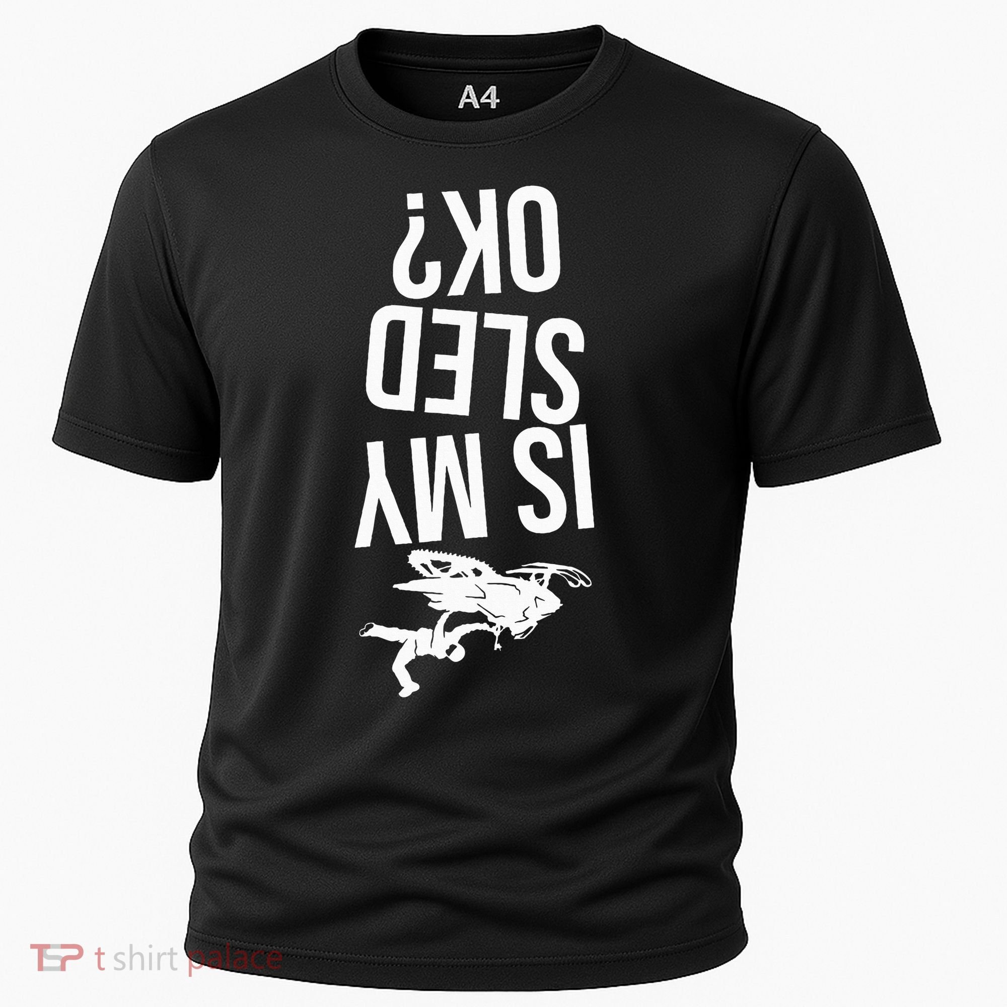 Is My Sled Ok Snowmobile Cooling Performance Crew T-Shirt