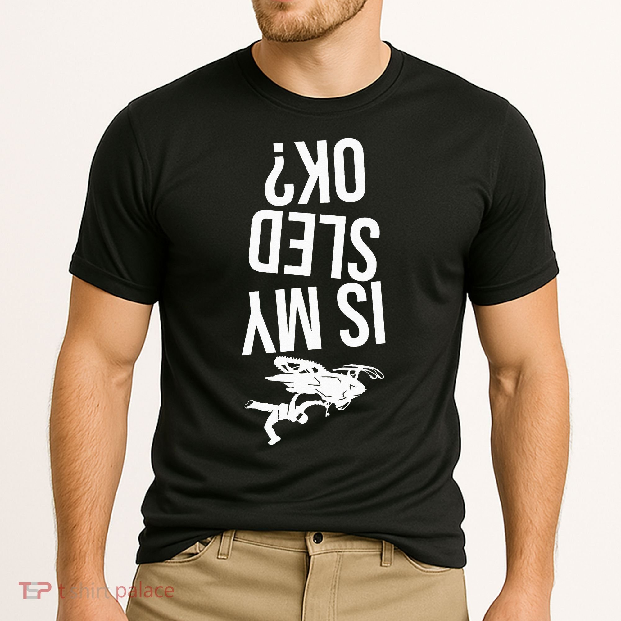 Is My Sled Ok Snowmobile Cooling Performance Crew T-Shirt
