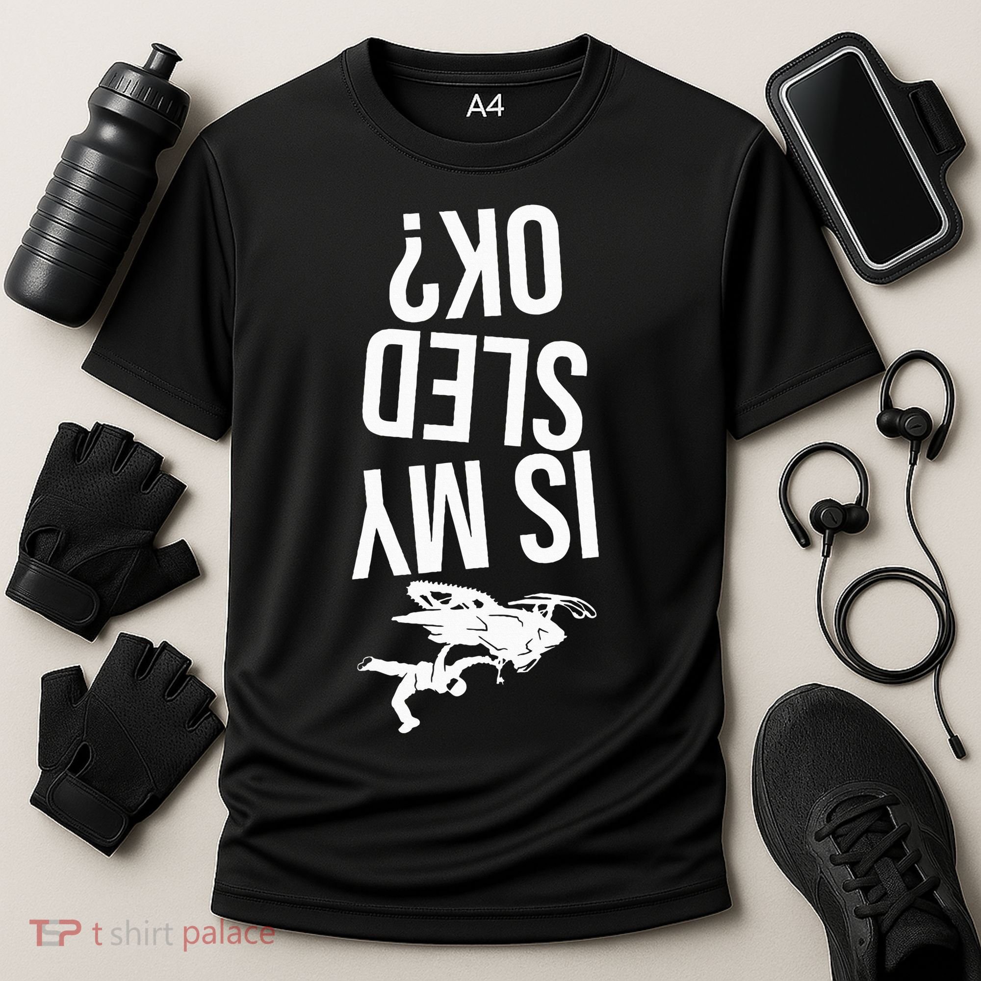 Is My Sled Ok Snowmobile Cooling Performance Crew T-Shirt