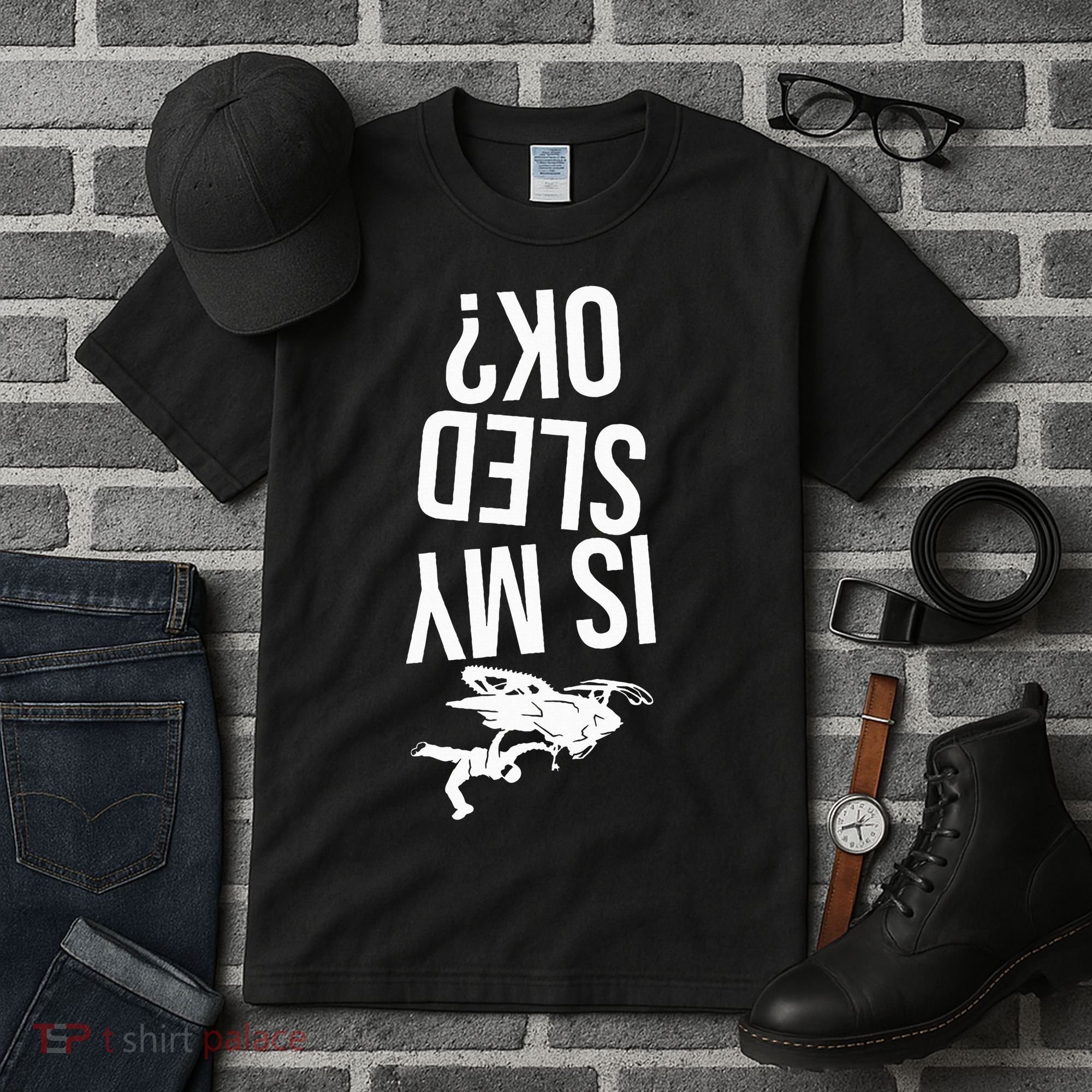 Is My Sled Ok Snowmobile Tall T-Shirt