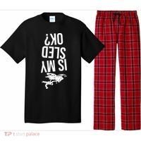 Is My Sled Ok Snowmobile Pajama Set thumb 0