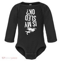Is My Sled Ok Snowmobile Baby Long Sleeve Bodysuit thumb 0