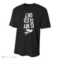 Is My Sled Ok Snowmobile Youth Performance Sprint T-Shirt thumb 0