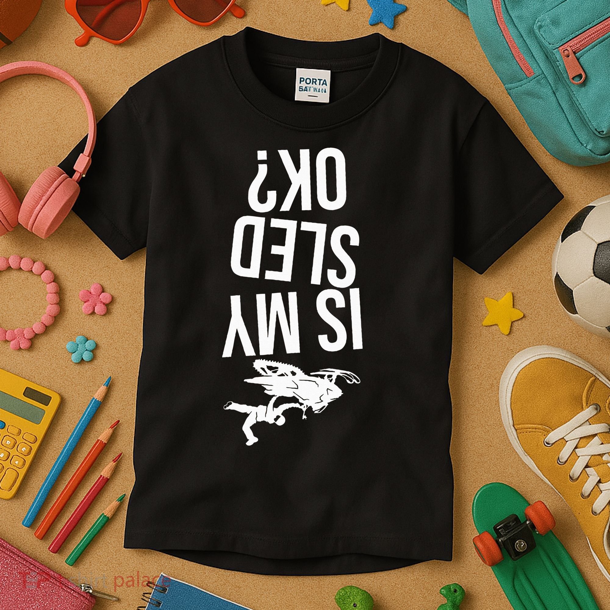 Is My Sled Ok Snowmobile Kids T-Shirt