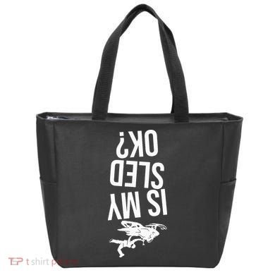 Is My Sled Ok Snowmobile Tote Bag