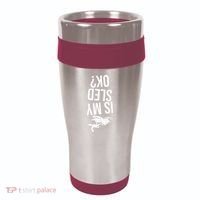 Is My Sled Ok Snowmobile 16oz Travel Tumbler thumb 0