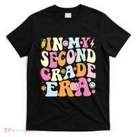 In My Second Grade Era 2nd Grade Teacher Groovy Retro T-Shirt thumb 0