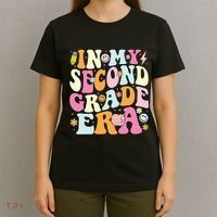 In My Second Grade Era 2nd Grade Teacher Groovy Retro T-Shirt thumb 4