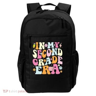 In My Second Grade Era 2nd Grade Teacher Groovy Retro Backpack