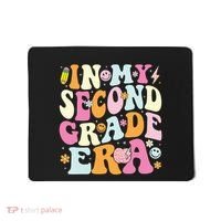 In My Second Grade Era 2nd Grade Teacher Groovy Retro Mousepad thumb 0