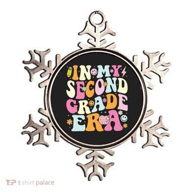 In My Second Grade Era 2nd Grade Teacher Groovy Retro Ornament