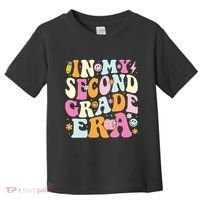 In My Second Grade Era 2nd Grade Teacher Groovy Retro Toddler T-Shirt thumb 0