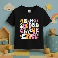 In My Second Grade Era 2nd Grade Teacher Groovy Retro Toddler T-Shirt thumb 3